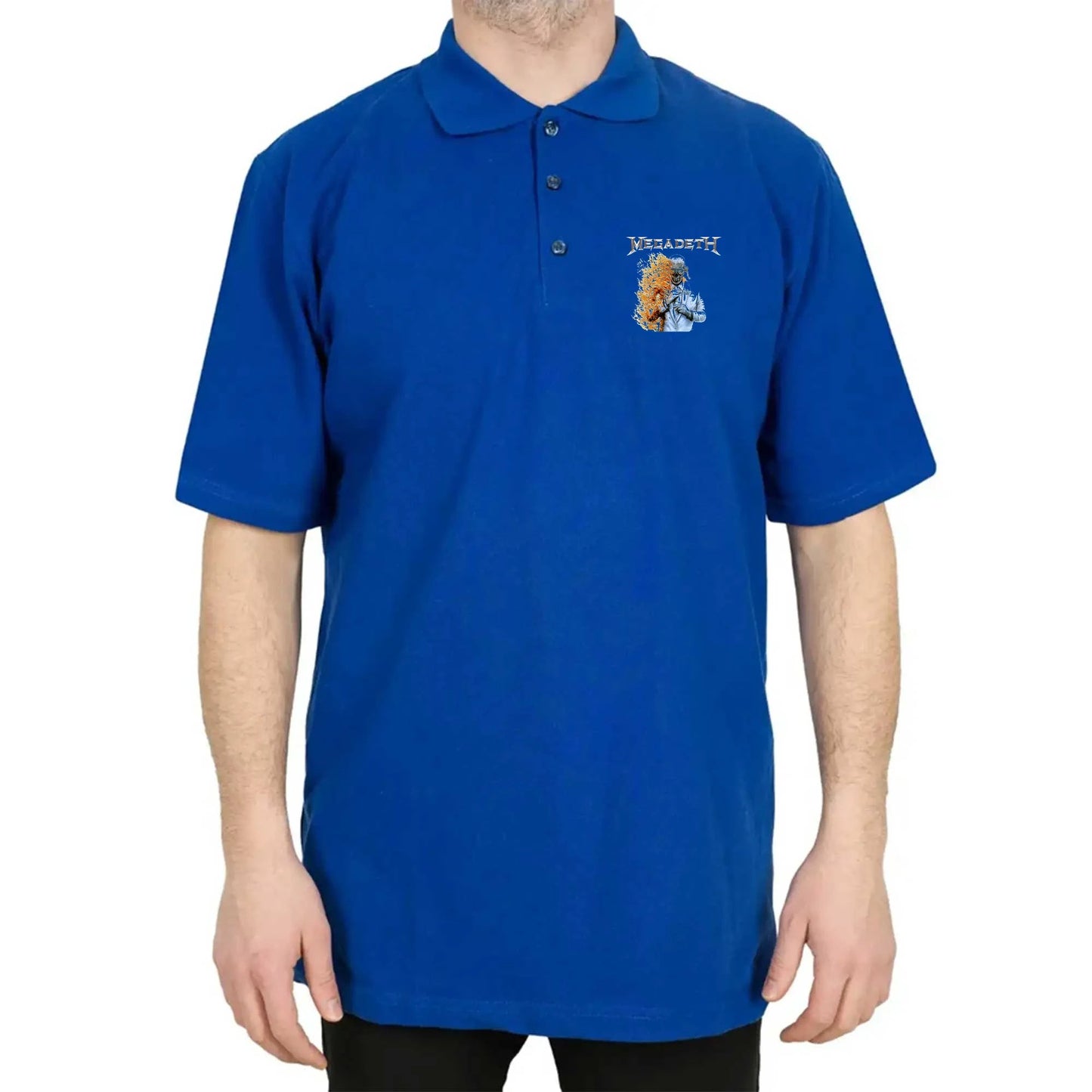 Megadeth Megadeth 2026 Polo Yaka Renkli Tişört