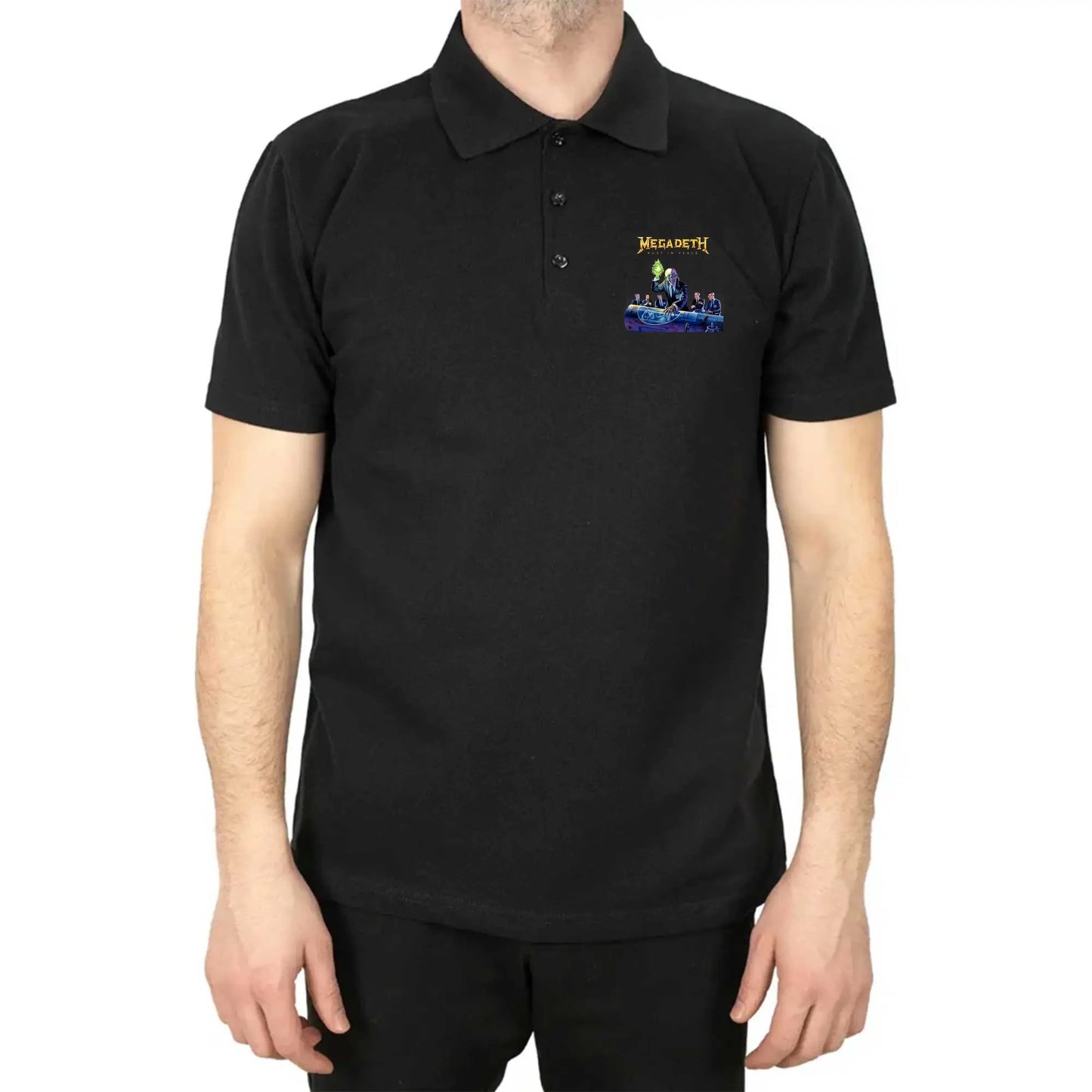 Megadeth Rust İn Peace New Polo Yaka Renkli Tişört