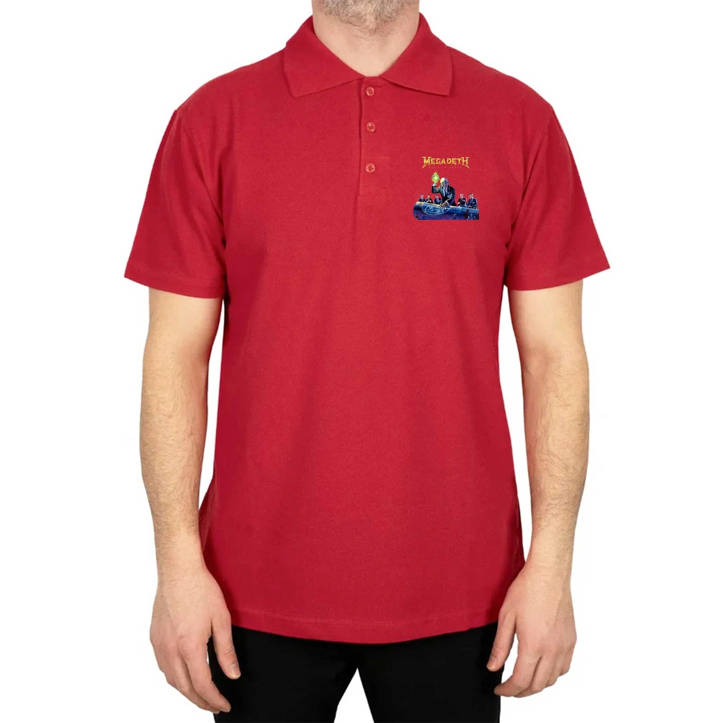 Megadeth Rust İn Peace New Polo Yaka Renkli Tişört
