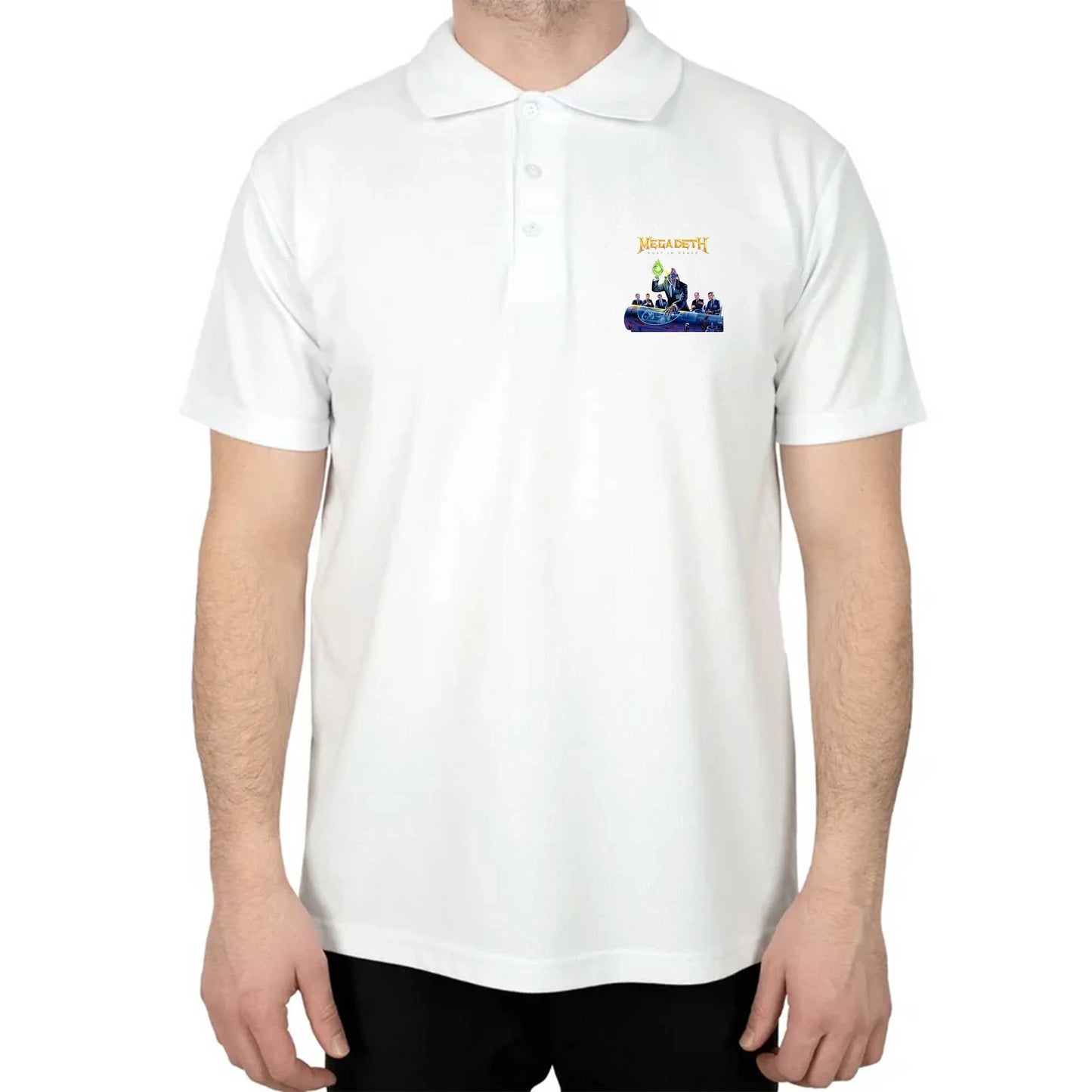 Megadeth Rust İn Peace New Polo Yaka Renkli Tişört