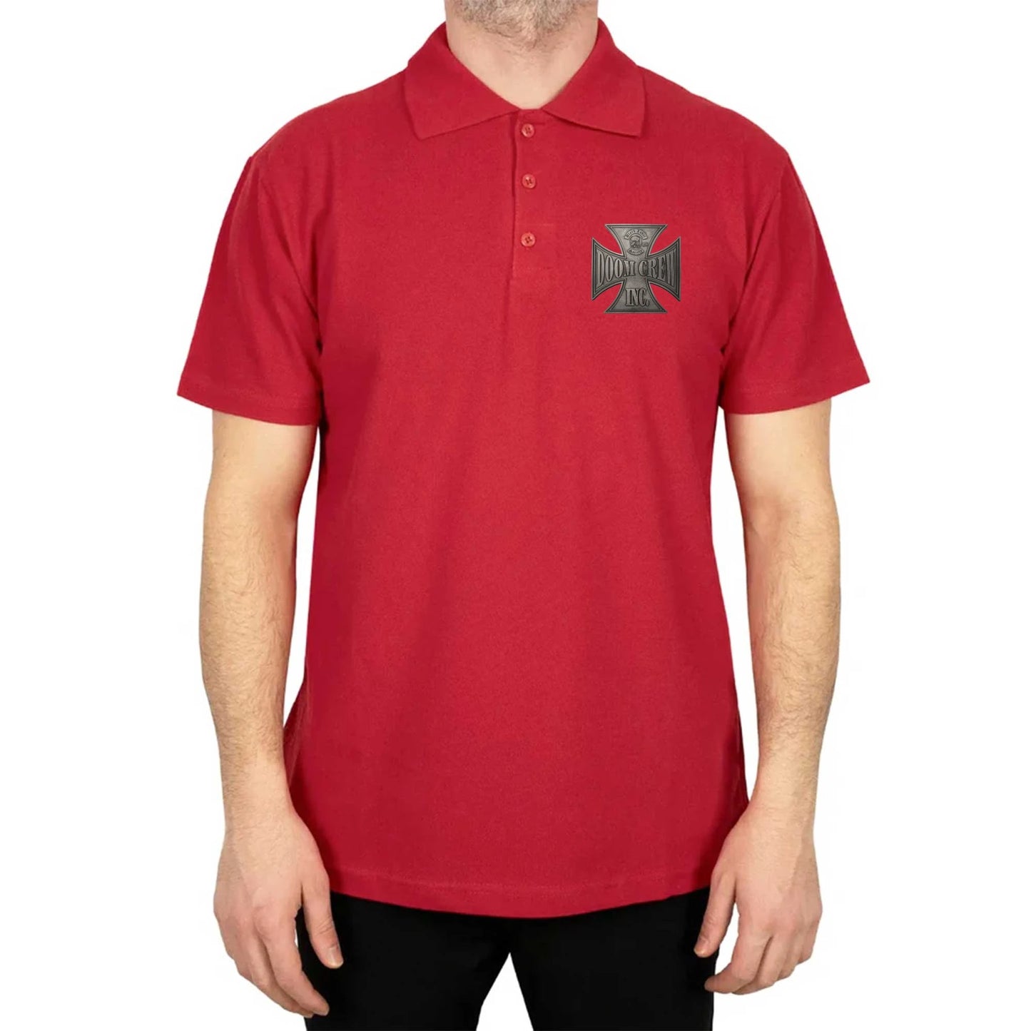 Black Label Society Doom Crew Inc Polo Yaka Renkli Tişört