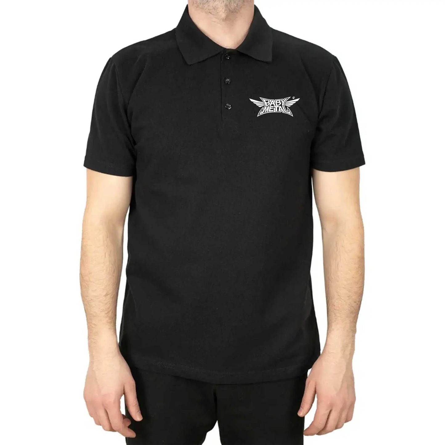 Babymetal Logo Polo Yaka Renkli Tişört