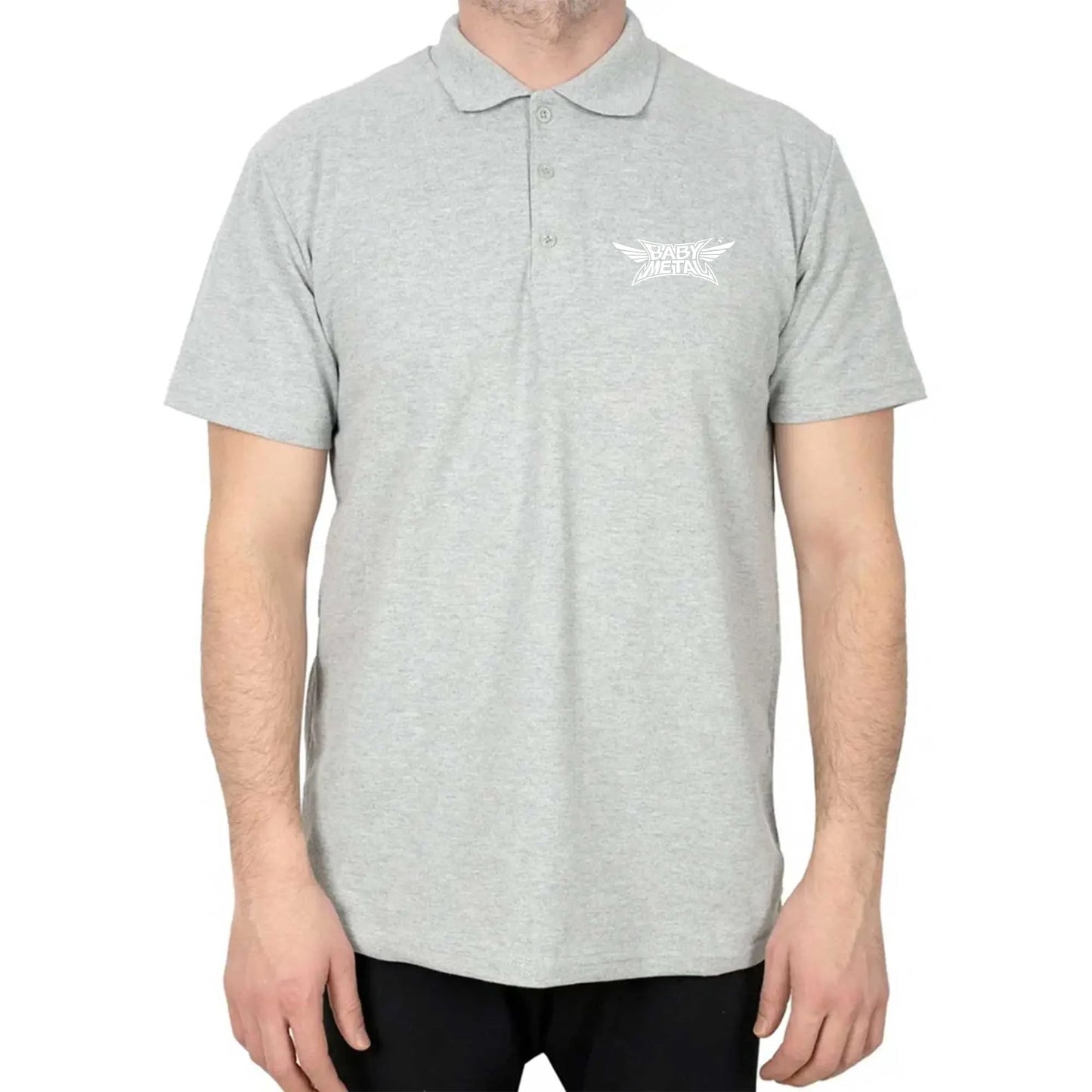Babymetal Logo Polo Yaka Renkli Tişört