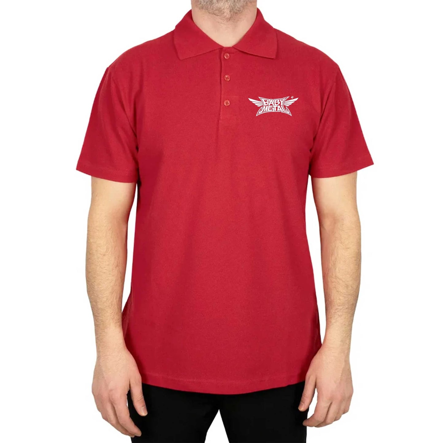 Babymetal Logo Polo Yaka Renkli Tişört