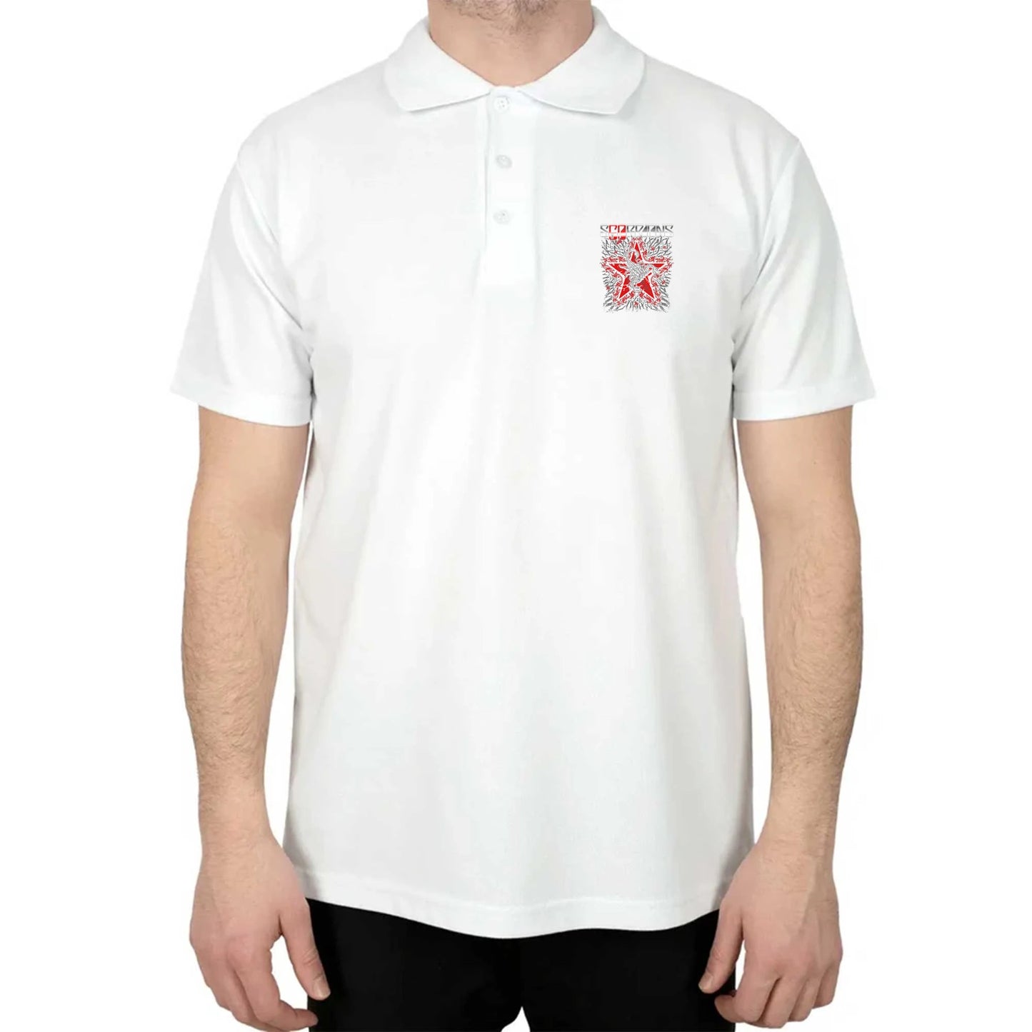 Scorpions Red Star Polo Yaka Renkli Tişört