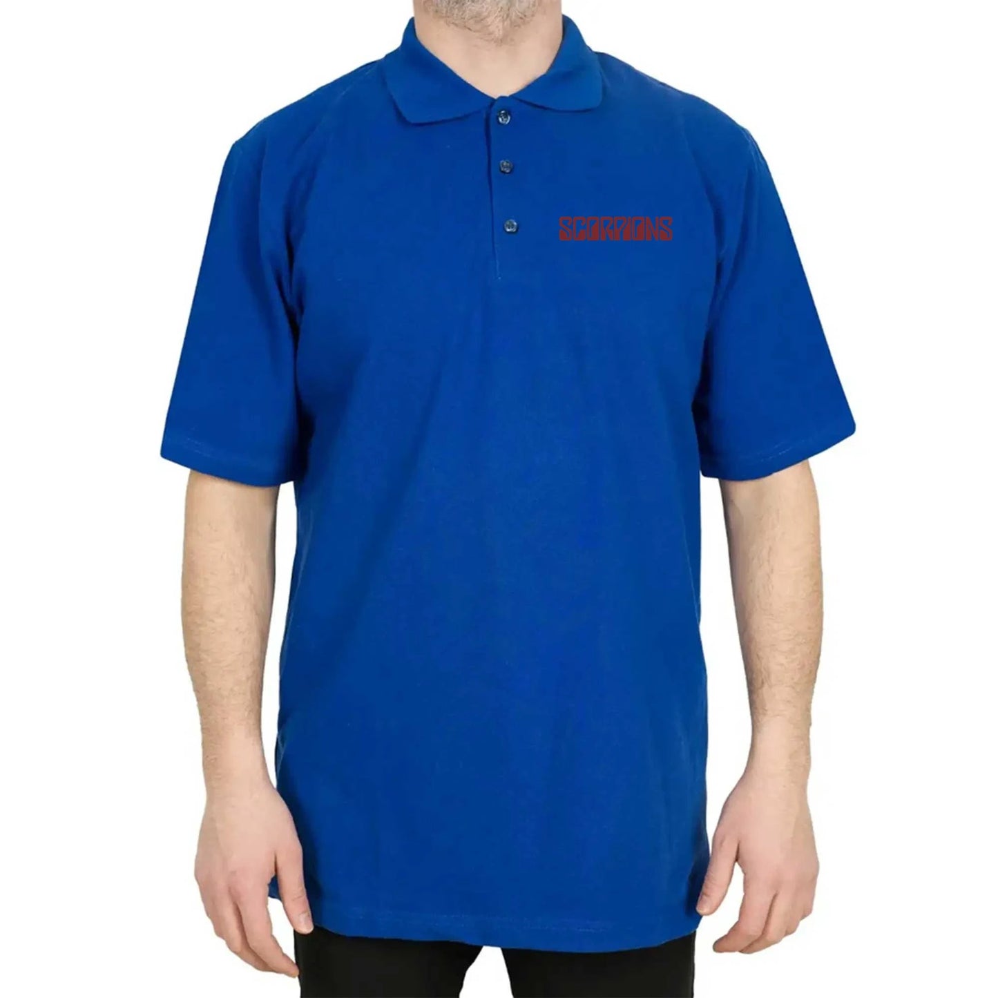 Scorpions Tex Red Polo Yaka Renkli Tişört