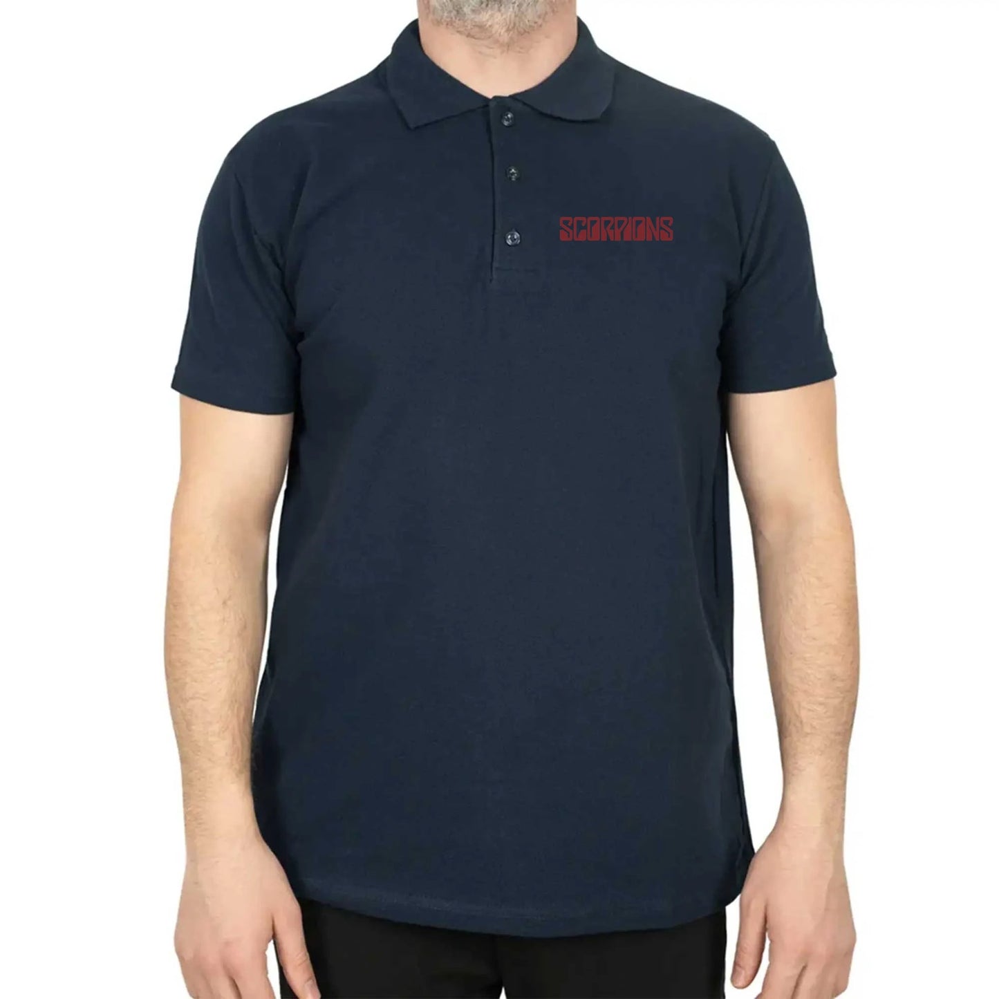 Scorpions Tex Red Polo Yaka Renkli Tişört