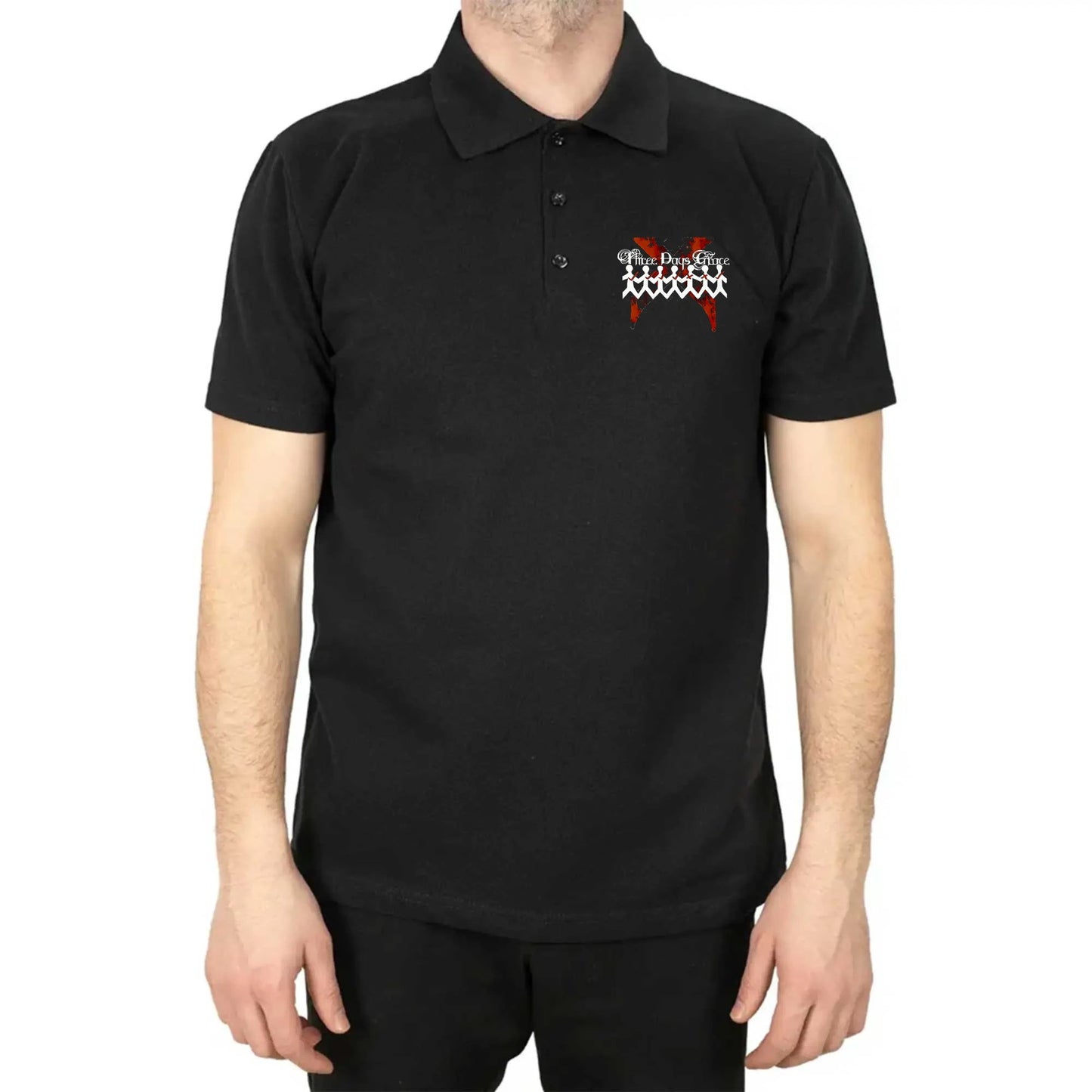 Three Days Grace One-X Polo Yaka Renkli Tişört