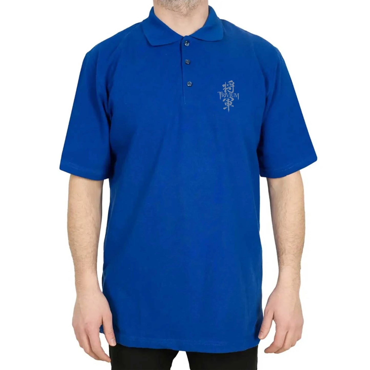 Trivium Shogun Gray Polo Yaka Renkli Tişört