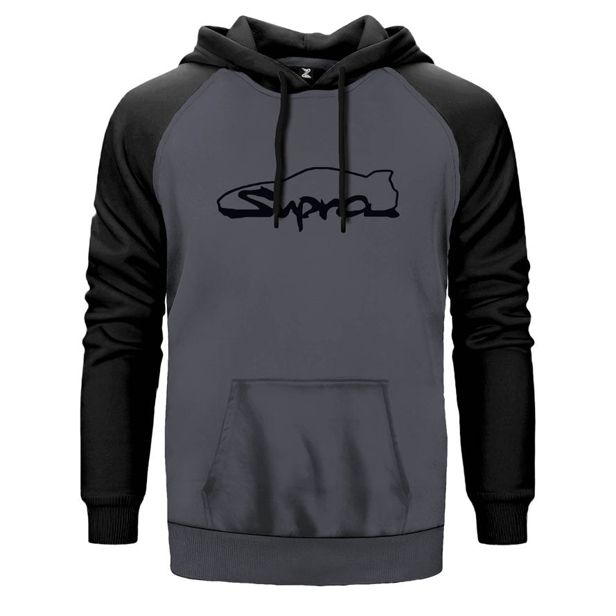 Supra Icon Çift Renk Reglan Kol Sweatshirt