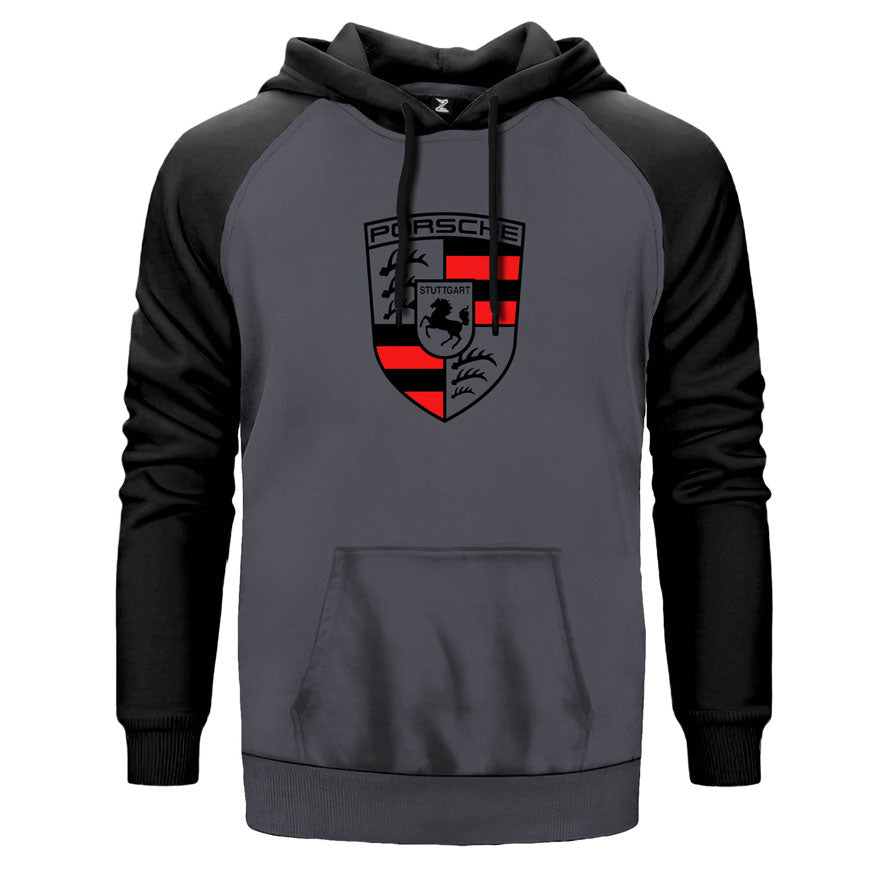 Porsche Çift Renk Reglan Kol Sweatshirt