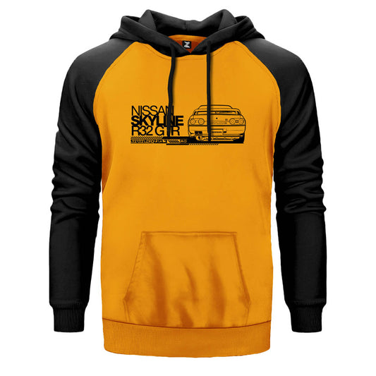 Nissan Skyline Çift Renk Reglan Kol Sweatshirt