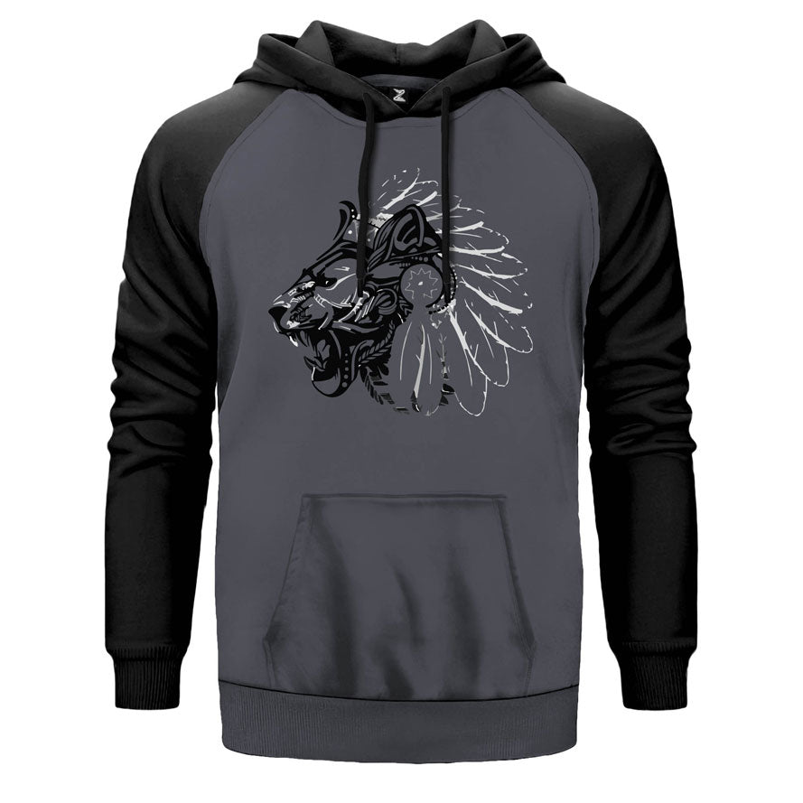 Leon Red Skinned Çift Renk Reglan Kol Sweatshirt