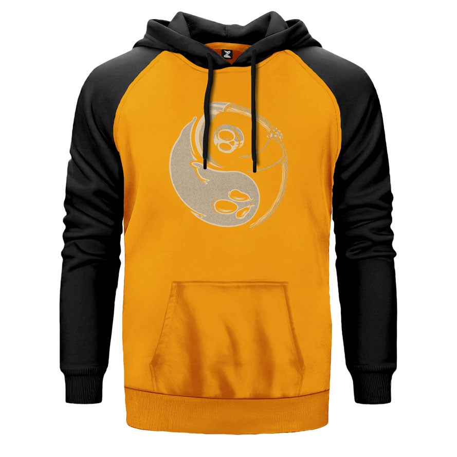 Yingyang Casper Çift Renk Reglan Kol Sweatshirt