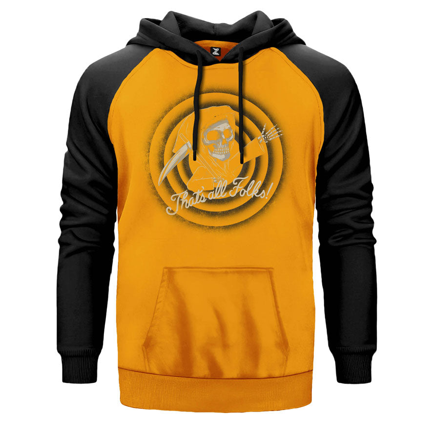 Thats All Folks Çift Renk Reglan Kol Sweatshirt