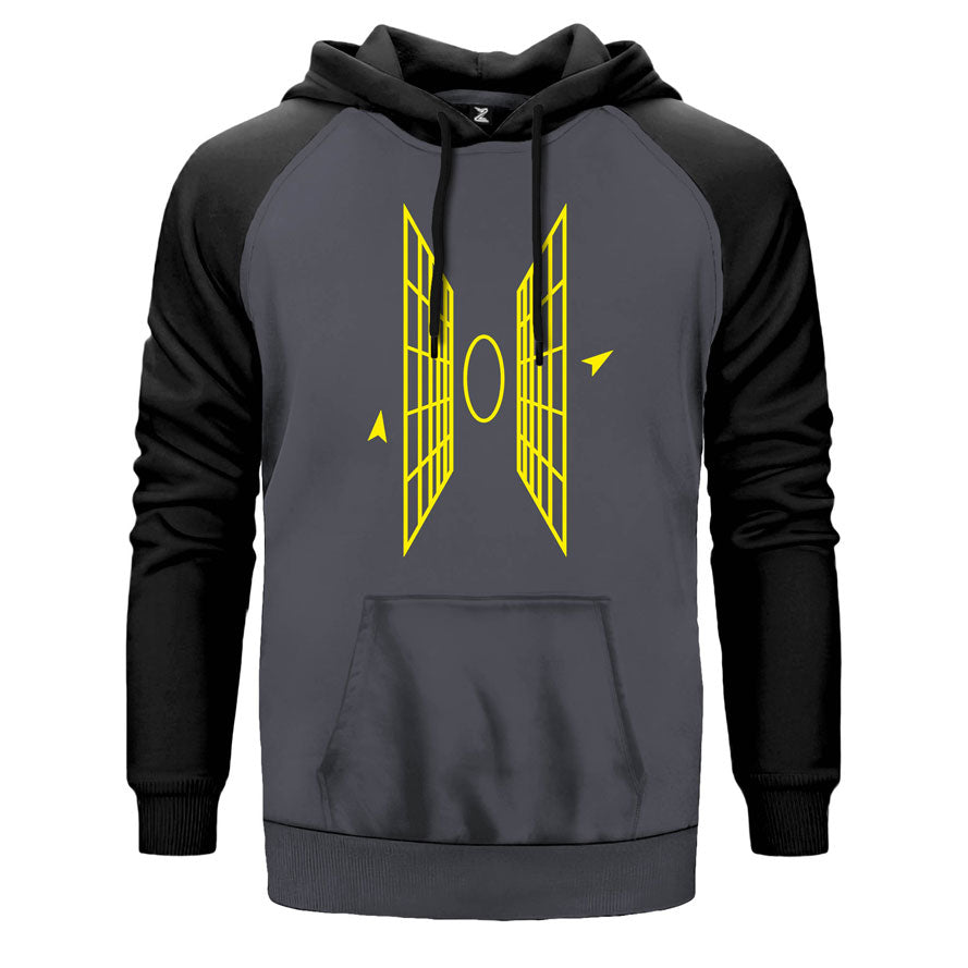 Paralel Evren Geçişi Çift Renk Reglan Kol Sweatshirt