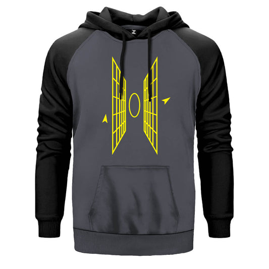 Paralel Evren Geçişi Çift Renk Reglan Kol Sweatshirt