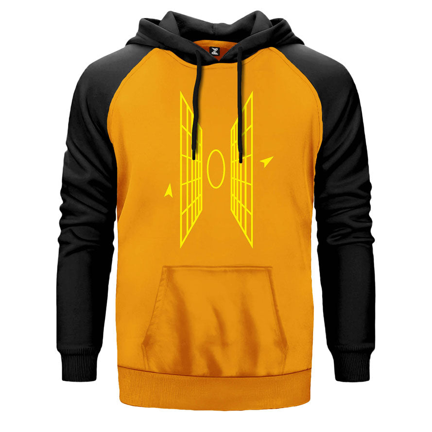Paralel Evren Geçişi Çift Renk Reglan Kol Sweatshirt