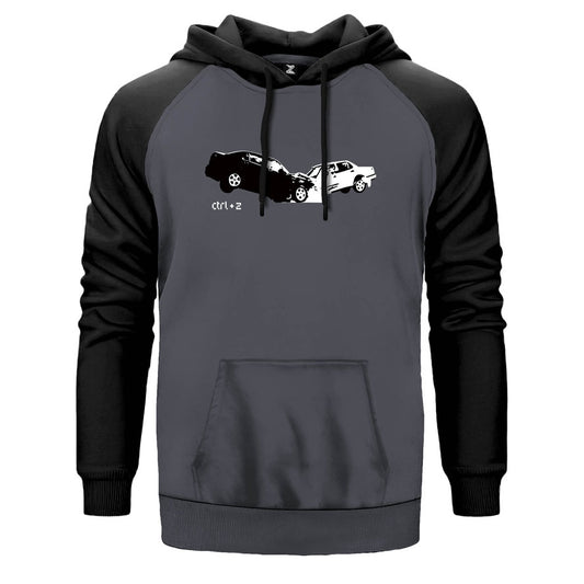 Life Hack CTRL+Z Çift Renk Reglan Kol Sweatshirt