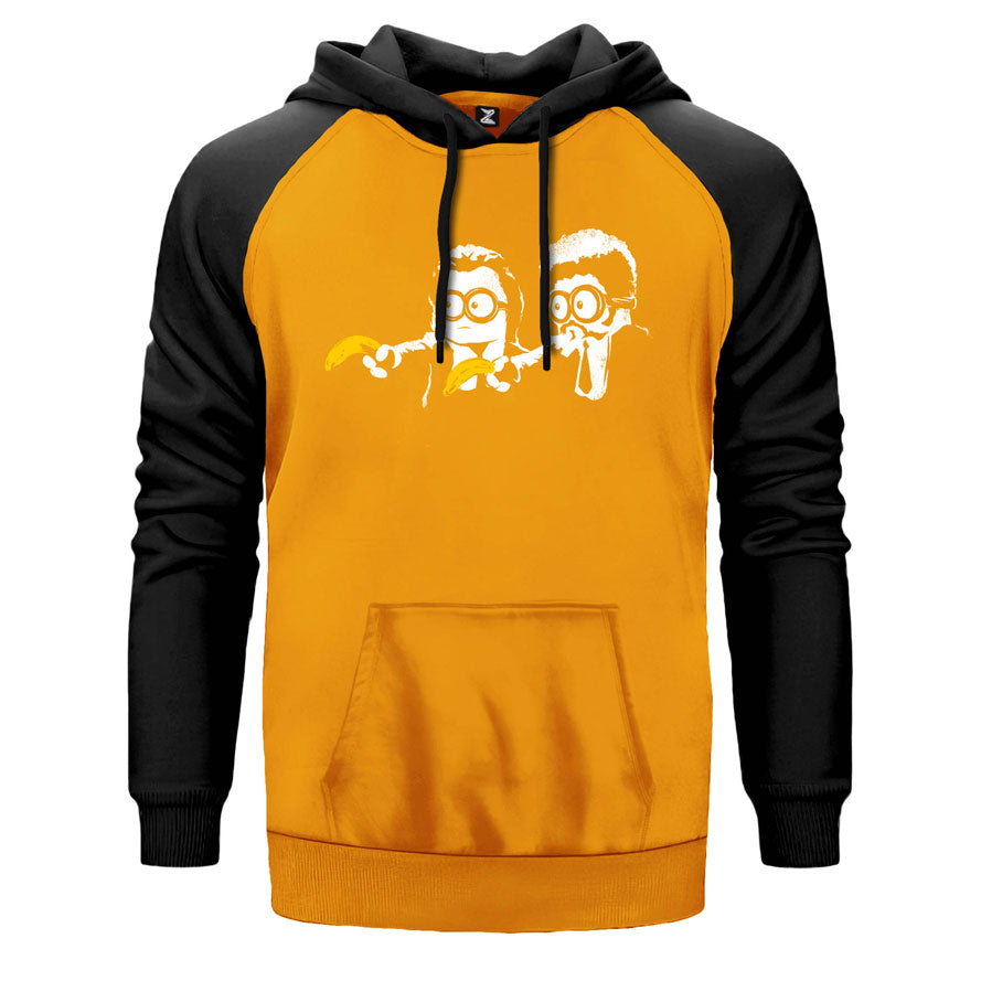 Minion Detective Çift Renk Reglan Kol Sweatshirt