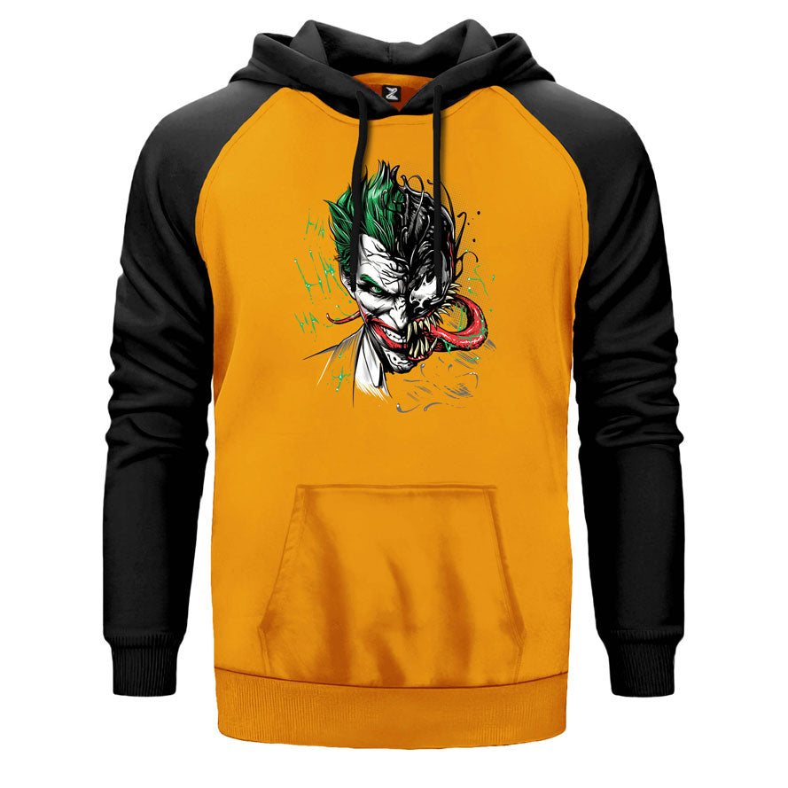 Joker Venom Çift Renk Reglan Kol Sweatshirt