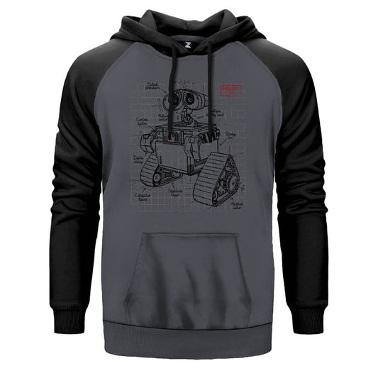 StarWars Robot Çift Renk Reglan Kol Sweatshirt