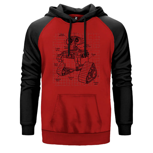 StarWars Robot Çift Renk Reglan Kol Sweatshirt