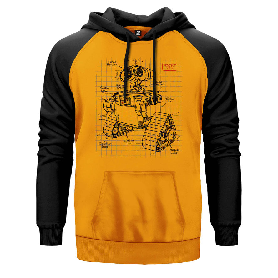 StarWars Robot Çift Renk Reglan Kol Sweatshirt