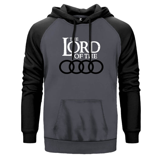 İndirimli Lord Audi Gri Reglan Kol Kapşonlu Sweatshirt