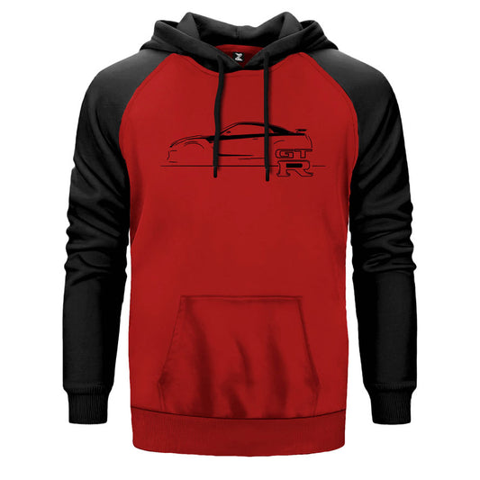 Nissan GTR Çift Renk Reglan Kol Sweatshirt