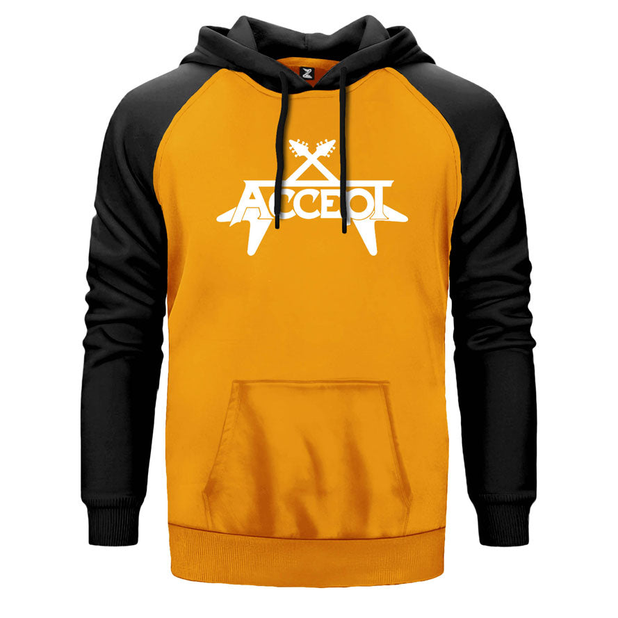 Accept Guitar Çift Renk Reglan Kol Sweatshirt