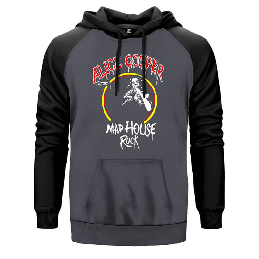 Alice Cooper Mad House Çift Renk Reglan Kol Sweatshirt