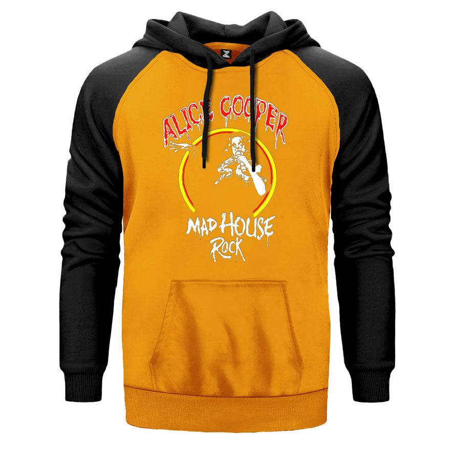 Alice Cooper Mad House Çift Renk Reglan Kol Sweatshirt