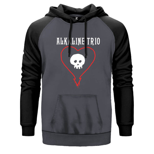 Alkaline Trio Hearth Çift Renk Reglan Kol Sweatshirt