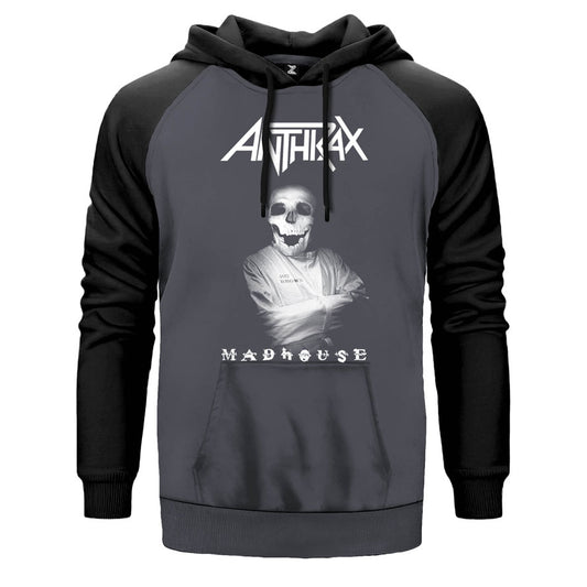 Anthrax Madhouse Çift Renk Reglan Kol Sweatshirt