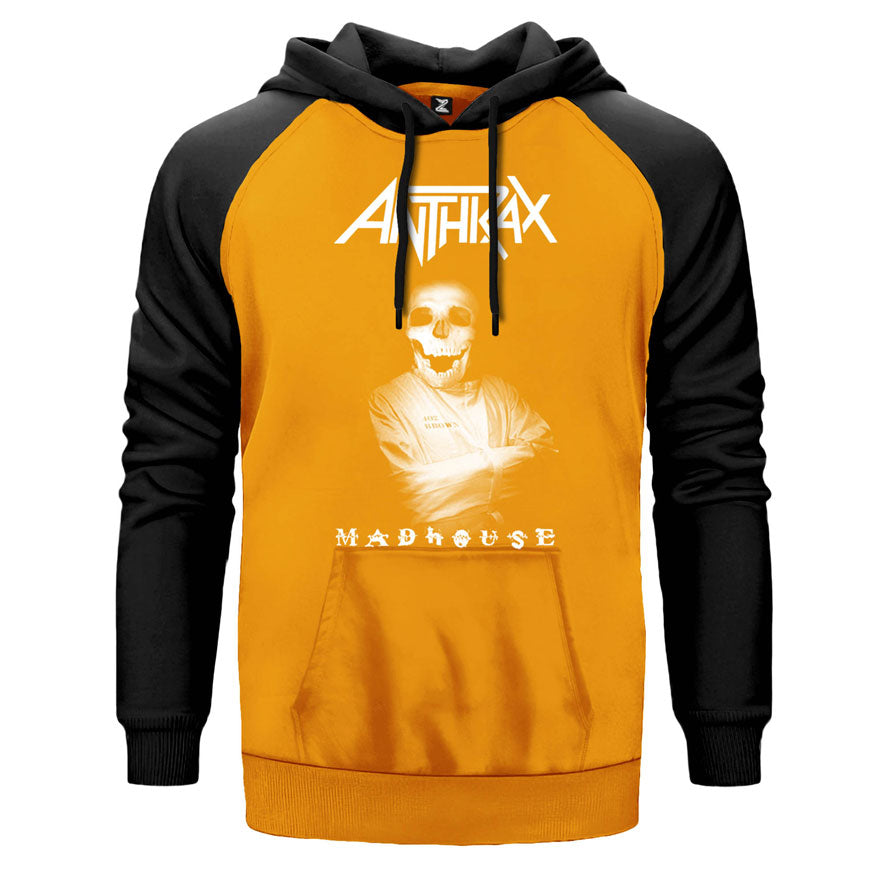 Anthrax Madhouse Çift Renk Reglan Kol Sweatshirt