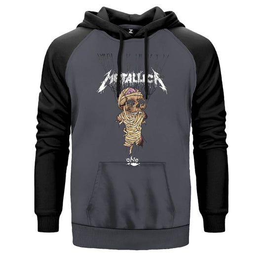 Metallica One Çift Renk Reglan Kol Sweatshirt