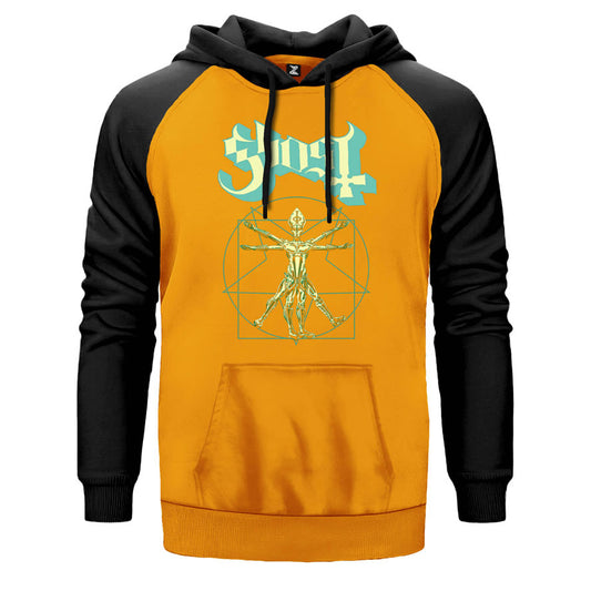 Ghost Zombie Çift Renk Reglan Kol Sweatshirt
