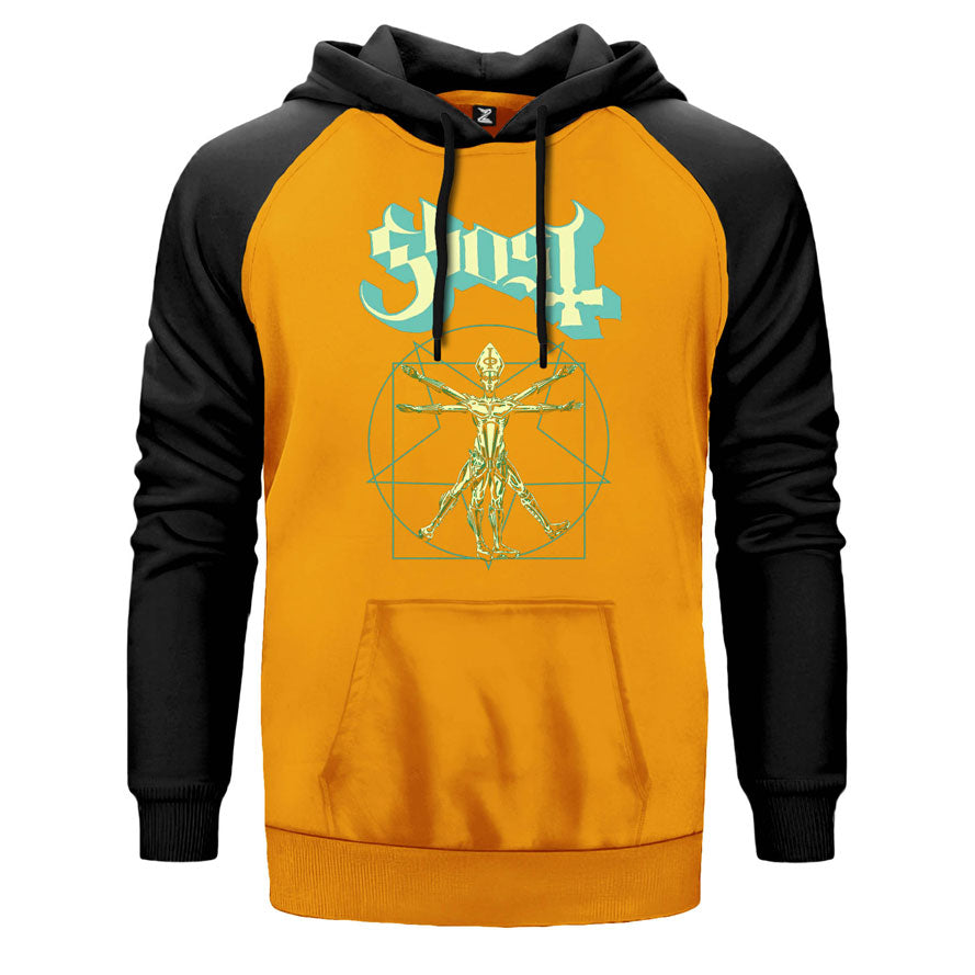 Ghost Zombie Çift Renk Reglan Kol Sweatshirt