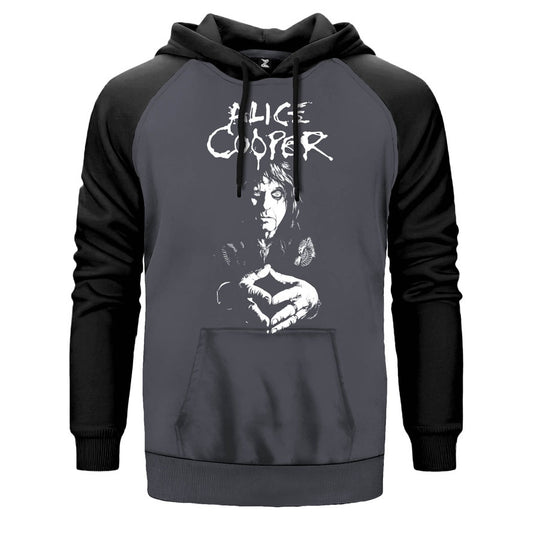 Alice Cooper Çift Renk Reglan Kol Sweatshirt