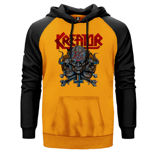 Kreator Devils Çift Renk Reglan Kol Sweatshirt