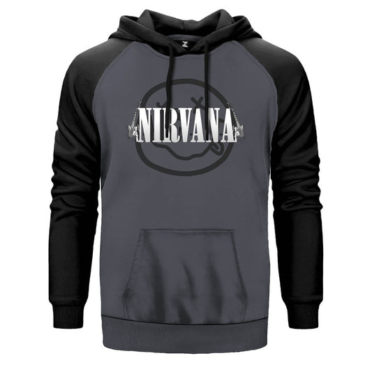 Nirvana Guitar Çift Renk Reglan Kol Sweatshirt