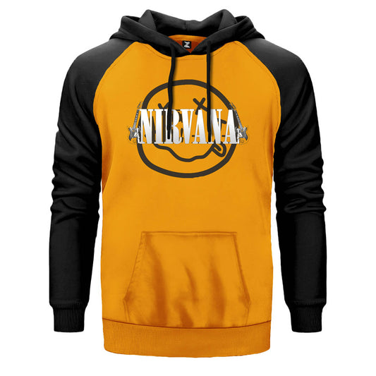 Nirvana Guitar Çift Renk Reglan Kol Sweatshirt