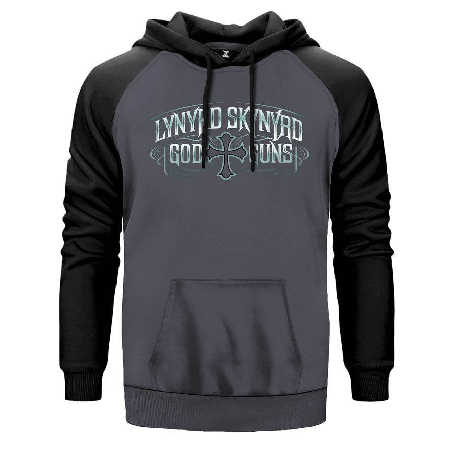 Lynyrd Skynyrd Hac Çift Renk Reglan Kol Sweatshirt