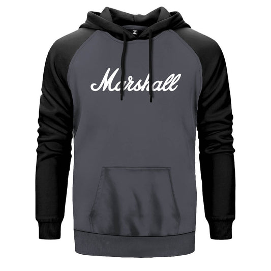 Marshall Logo Çift Renk Reglan Kol Sweatshirt