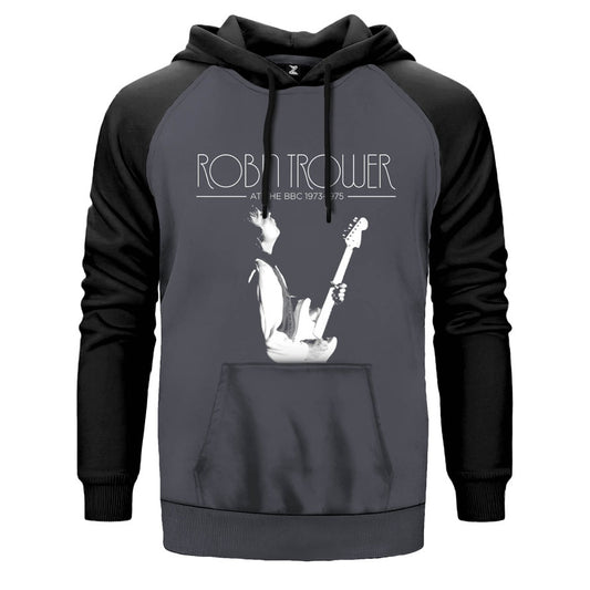 Robin Trower at The BBC Çift Renk Reglan Kol Sweatshirt