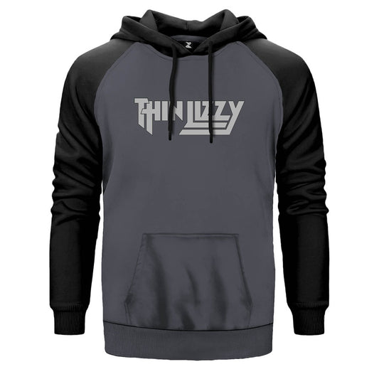 Thin Lizzy Logo Çift Renk Reglan Kol Sweatshirt