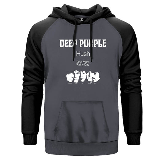 Deep Purple Band Çift Renk Reglan Kol Sweatshirt