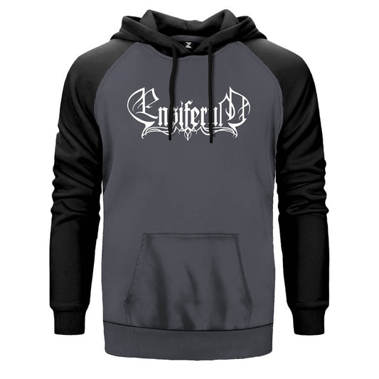 Ensiferum Logo Çift Renk Reglan Kol Sweatshirt