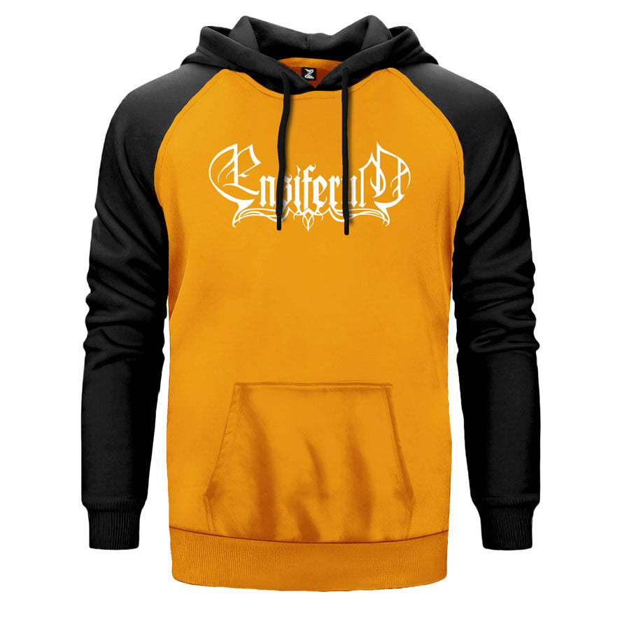 Ensiferum Logo Çift Renk Reglan Kol Sweatshirt